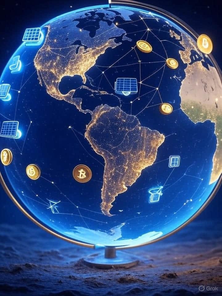 Fractured holographic globe, investment opportunities 2025–2030, U.S. strategy