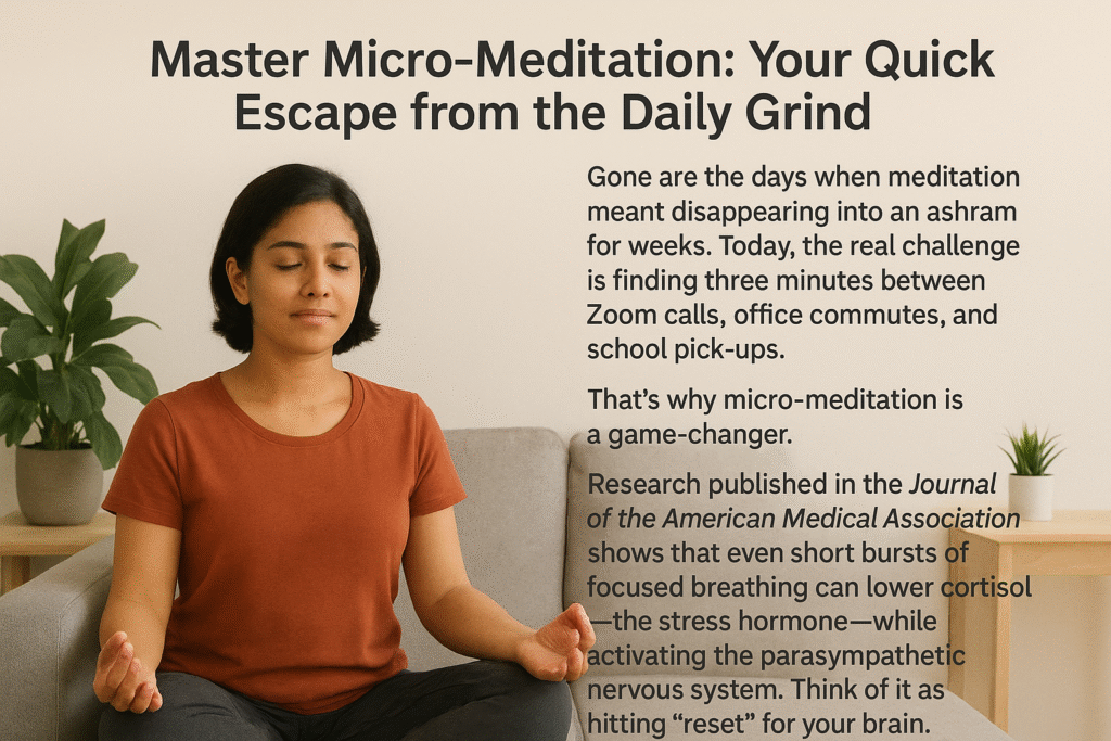 Master Micro-Meditation