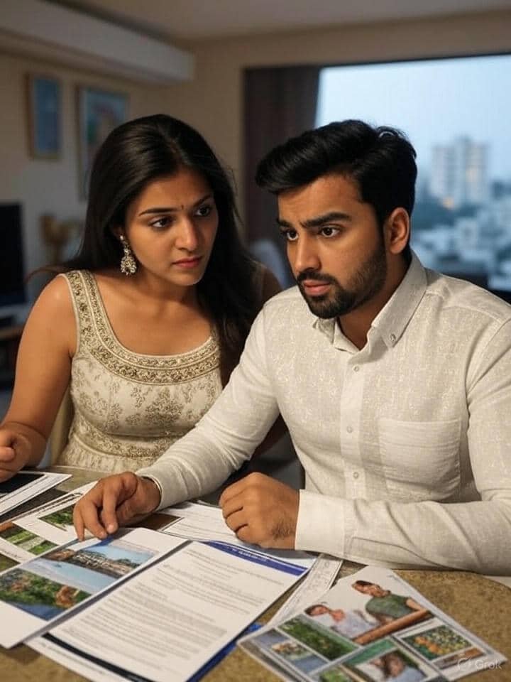 Couple planning to buy a home