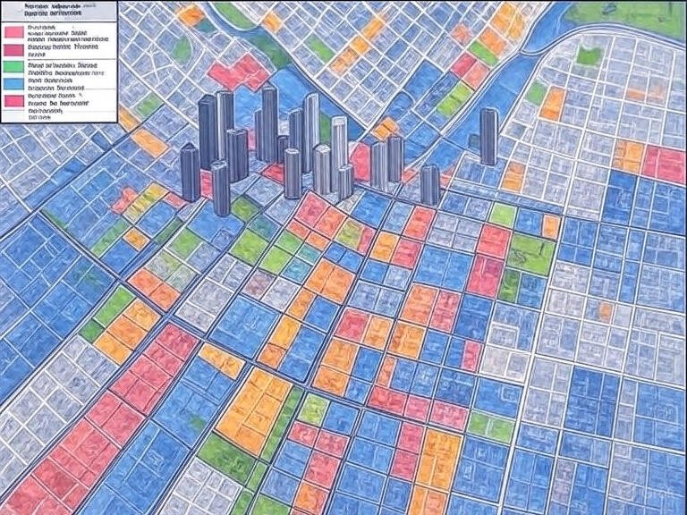 representational city map for real estate